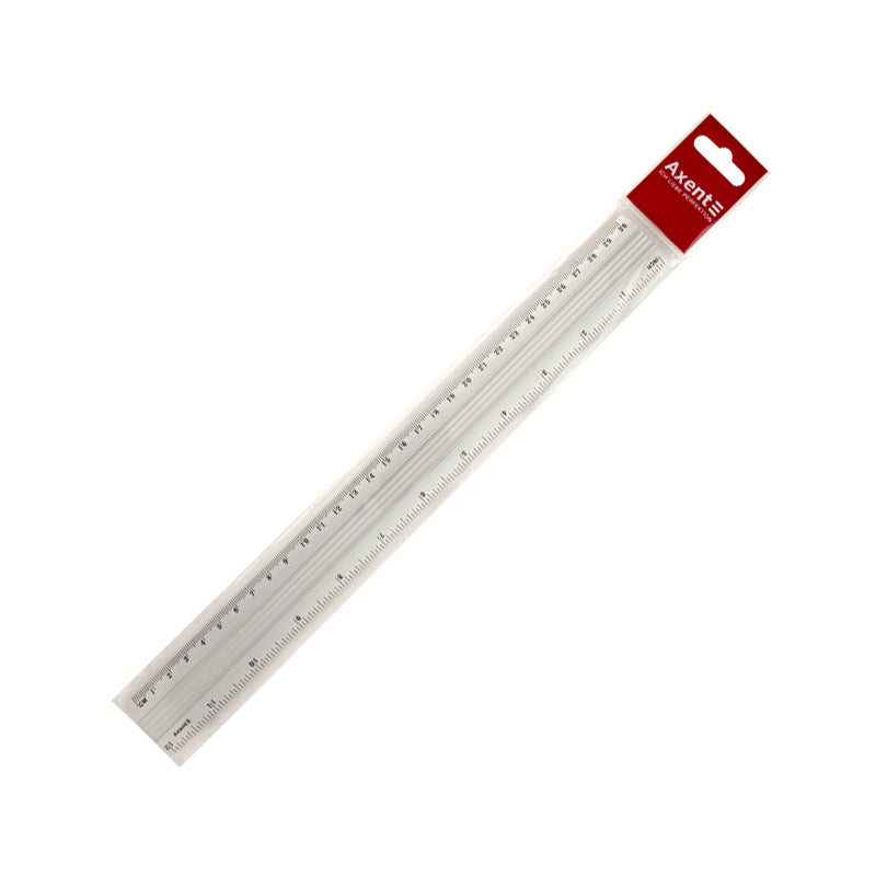 Ruler Axent 7430-A, aluminum, 30cm
