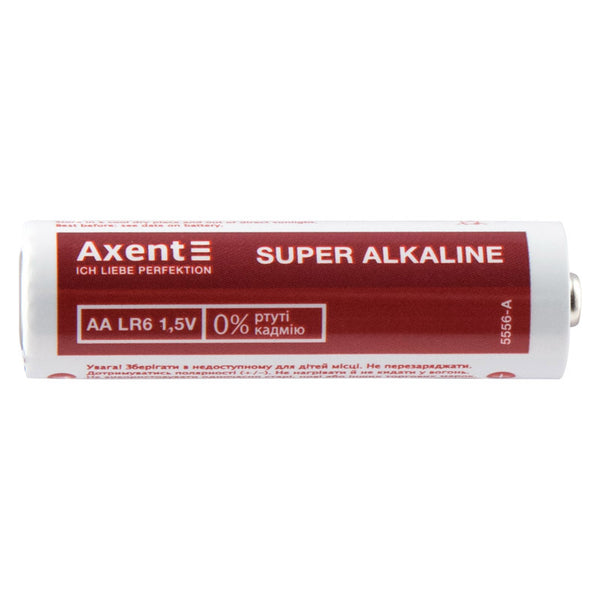 Battery Axent 5556-A АА LR6 1.5V, 4 pcs.(alkaline)