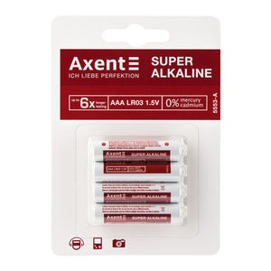 Battery Axent 5553-A ААА LR03 1.5V,4 pcs.(alkaline)