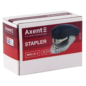 Zszywacz  Axent Welle-2 4810-02-A, plastikowy, №24/6, 10 kartek, niebieski