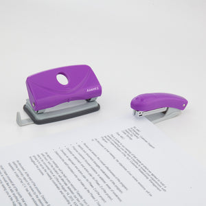 Stapler Axent Welle-2 4813-11-A, plastic, №10, 12 sheets, violet