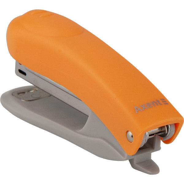 Stapler Axent Welle-2 4813-12-A, plastic, №10, 12 sheets, orange 