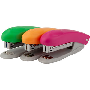 Stapler Axent Welle-2 4813-10-A, plastic, №10, 12 sheets, pink 