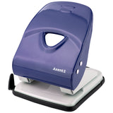 Dziurkacz Axent Exakt-2 3940-02-A, metalowy, 40 kartek, niebieski