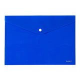 Folder with button Axent 1412-22-A, А4,  nontransparent , blue