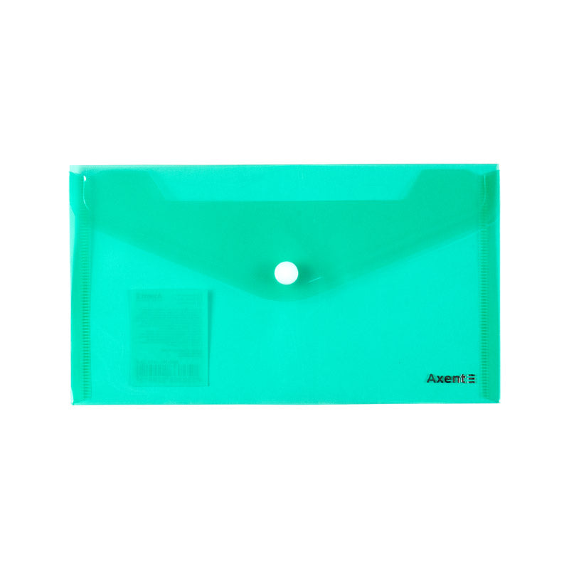 Folder with button Axent 1414-20-A, DL, assorted