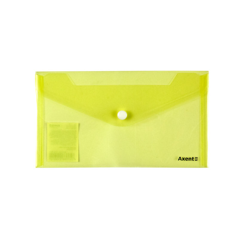 Folder with button Axent 1414-20-A, DL, assorted