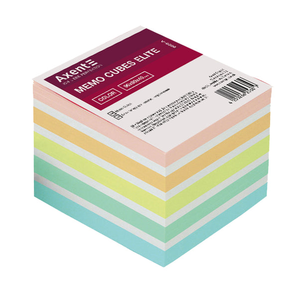 Note paper Axent Elite "Color" 8026-A, 90Х90Х40mm, unglued