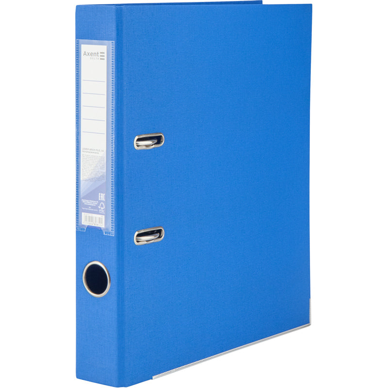 Segregator biurowy dwustronny Delta D1711-07P, A4, 5 cm, po rozłożeniu, błękitny