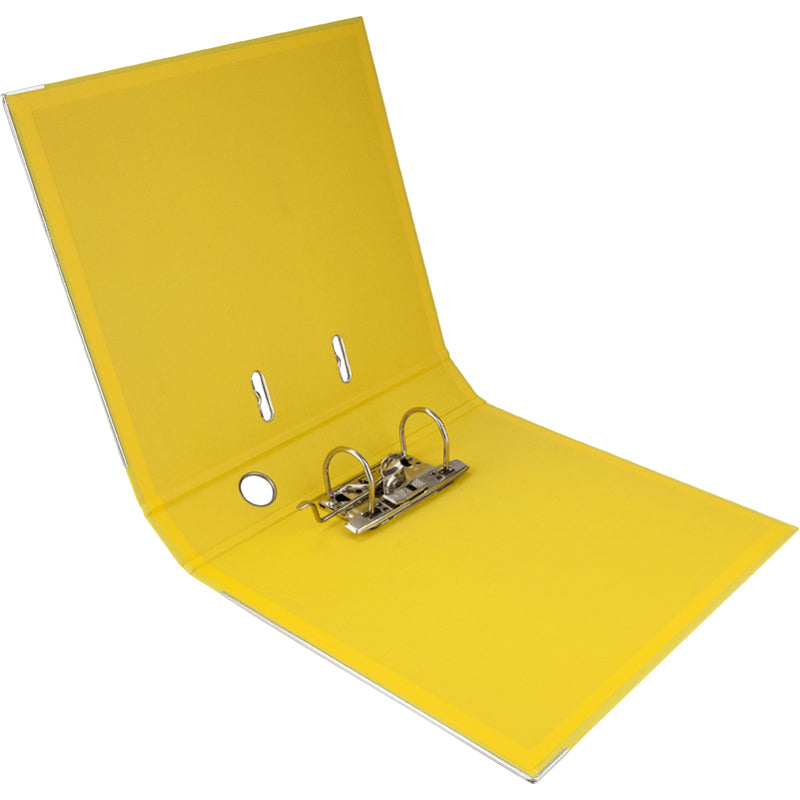 Segregator biurowy dwustronny Delta D1711-08P, A4, 5 cm, po rozłożeniu, żółty