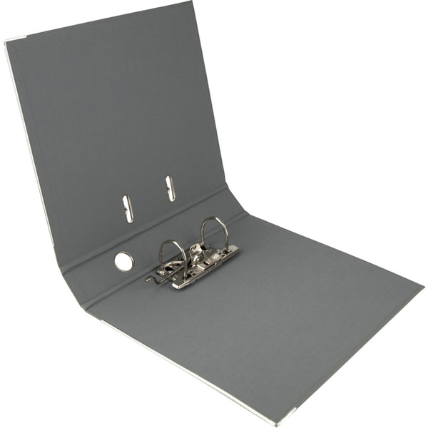 Lever-arch file Axent Delta D1712-03P, 7,5 cm, double-sided, non-assembled, gray