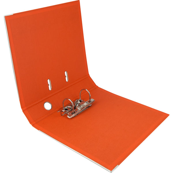 Segregator biurowy dwustronny Delta D1712-09P, A4, 7,5 cm, po rozłożeniu, pomarańczowy