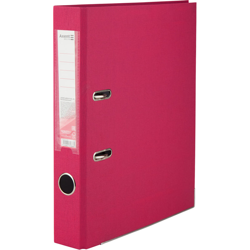Lever-arch file Axent Delta D1713-05P, 5 cm, one-sided, non-assembled, pink