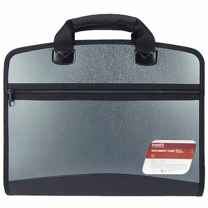 Briefcase Axent 1621-11-A, А4, 4-partitions, metallic grey