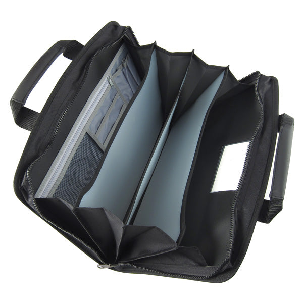 Briefcase Axent 1621-11-A, А4, 4-partitions, metallic grey