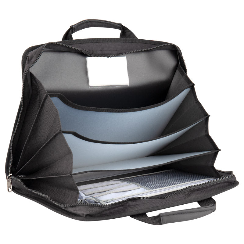 Briefcase Axent 1621-12-A, А4, with 4 compartments, metallic blue