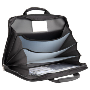 Briefcase Axent 1621-12-A, А4, with 4 compartments, metallic blue