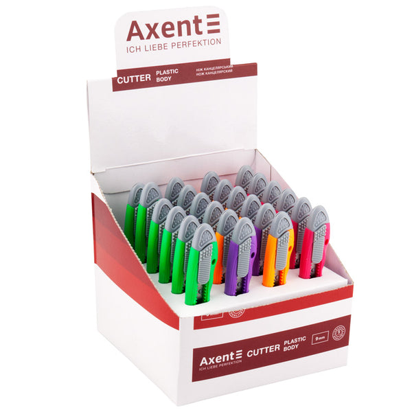 Cutter Axent 6401-A, 9 mm, display