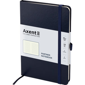 Notebook Axent Partner 8201-02-A, 125*195 mm, 96 pages, squared paper, blue