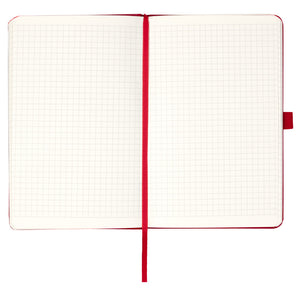 Notebook Axent Partner 8201-03-A, 125*195 mm, 96 pages, squared paper, red