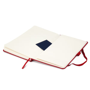 Notebook Axent Partner 8201-03-A, 125*195 mm, 96 pages, squared paper, red