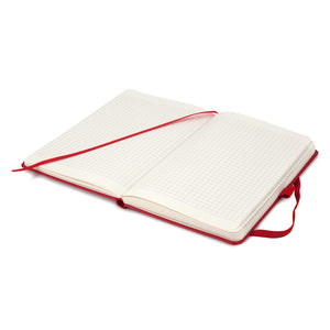 Notebook Axent Partner 8201-03-A, 125*195 mm, 96 pages, squared paper, red