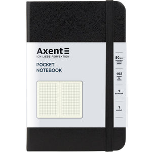 Notes Axent Partner 8301-01-A, 95*140, 96 kartek, kratka, czarny