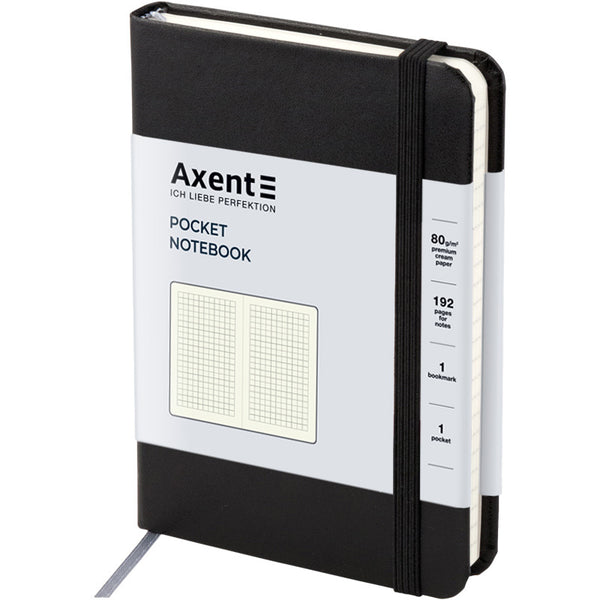 Notes Axent Partner 8301-01-A, 95*140, 96 kartek, kratka, czarny