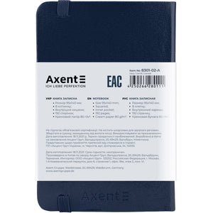 Notes Axent Partner 8301-02-A, 95*140, 96 kartek, kratka, niebieski