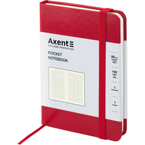 Notes Axent Partner 8301-03-A, 95*140, 96 kartek, kratka, czerwony