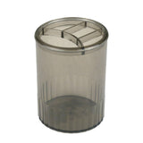 Pen holder Delta D4009-28, 4 compartments, charcoal-grey