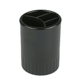 Pen holder Delta D4009-01, 4 compartments, black