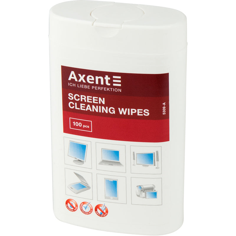 Computer screen wipes Axent 5309-A, 100 pcs