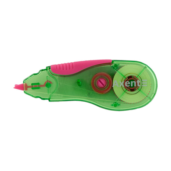 Correction tape Axent 7006-A, 5 mm х 5m, green-pink