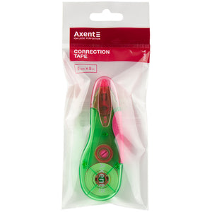 Correction tape Axent 7006-A, 5 mm х 5m, green-pink