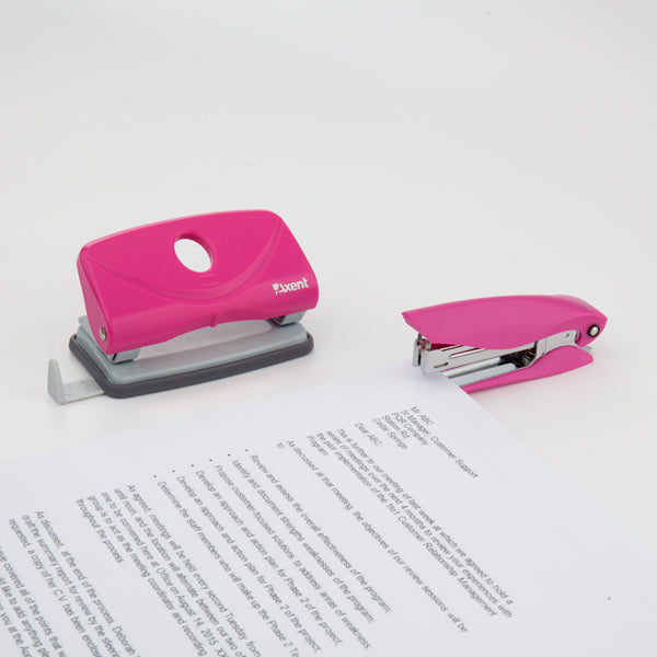 Stapler Axent Ultra 4802-10-A, plastic, №10, 12 sheets, violet