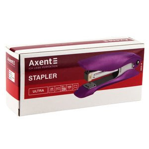 Stapler Axent Ultra 4804-10-A, plastic, №24/6, 25 sheets, violet