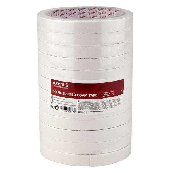 Scotch tape Axent 3110-A, double-sided, 12mm*2m, foamed