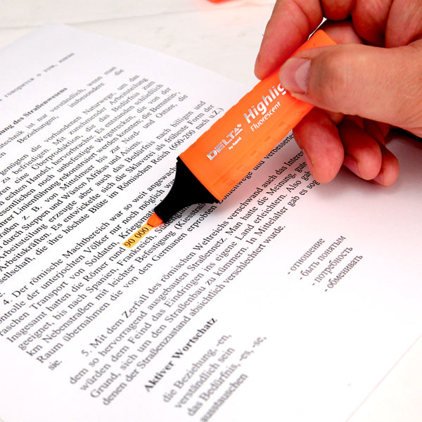 Marker Delta Highlighter D2501-12, 1-5 mm, orange