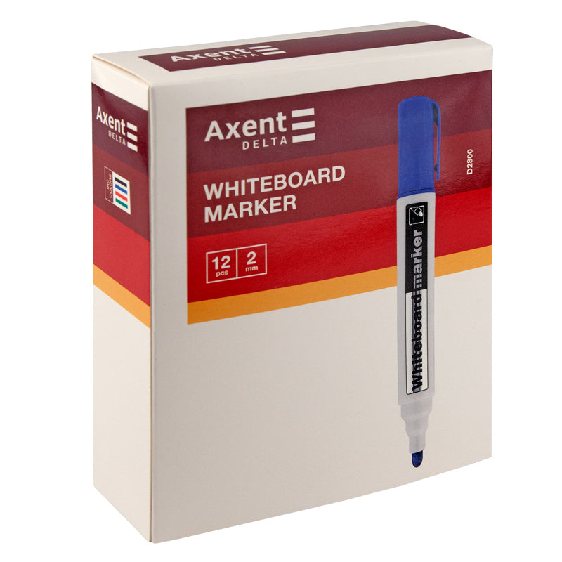 Marker Whiteboard Delta D2800-06, 2 mm, round, red