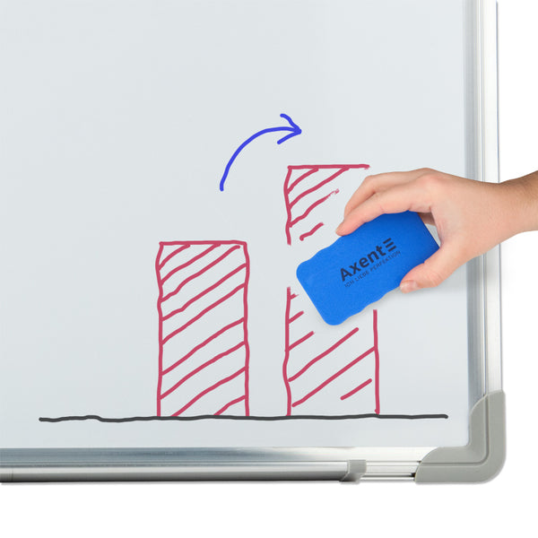 Magnetic wipe for whiteboards Axent 9802-A, assorted colors (small)