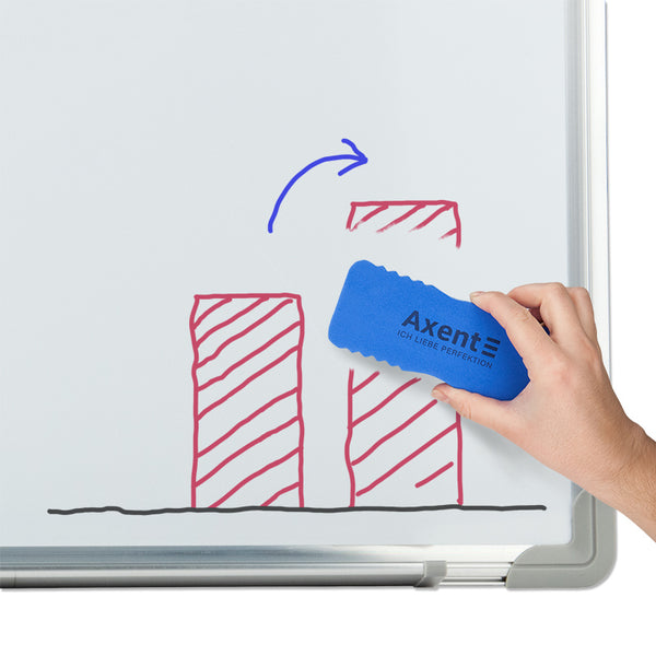 Magnetic wipe for whiteboards Axent 9803-A, assorted colors (large)