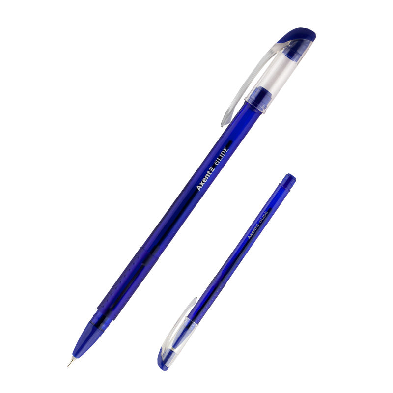 Semi-gel pen Axent Glide AB1052-A, 0.7 mm, blue
