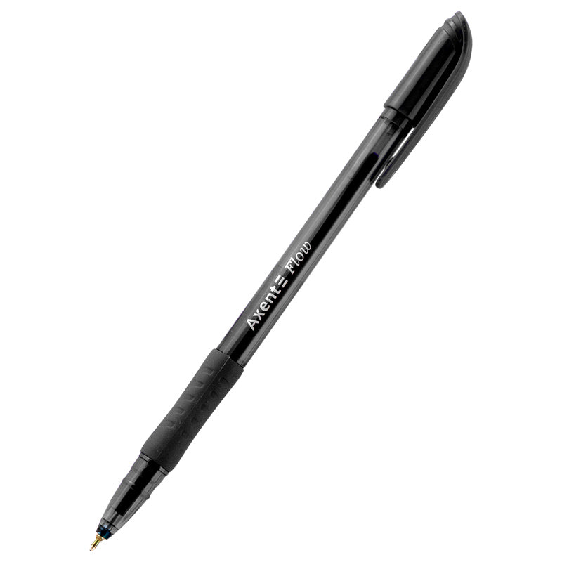 Semi-gel pen Axent Flow AB1054-01-A, 0.7 mm, black