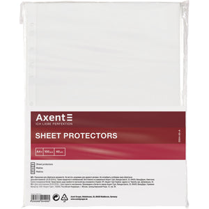 Sheet protector Axent 2004-00-A, А4+, glossy, 40micron (100 pcs.)