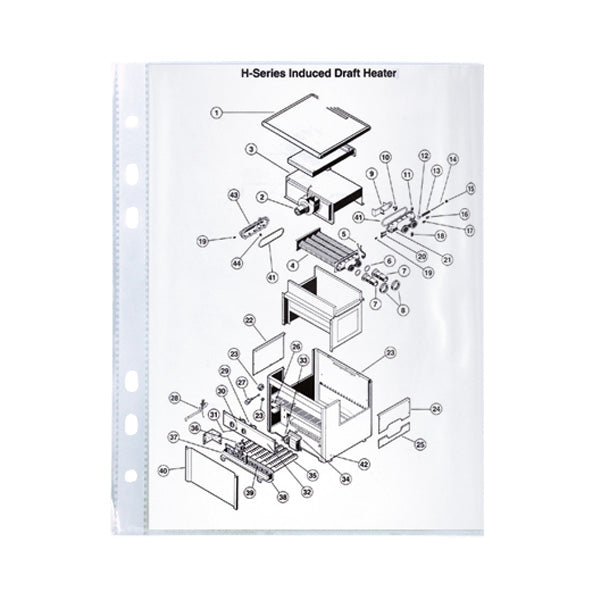 Sheet protector Axent 2005-00-A, А5, glossy, 40micron (100 pcs.)