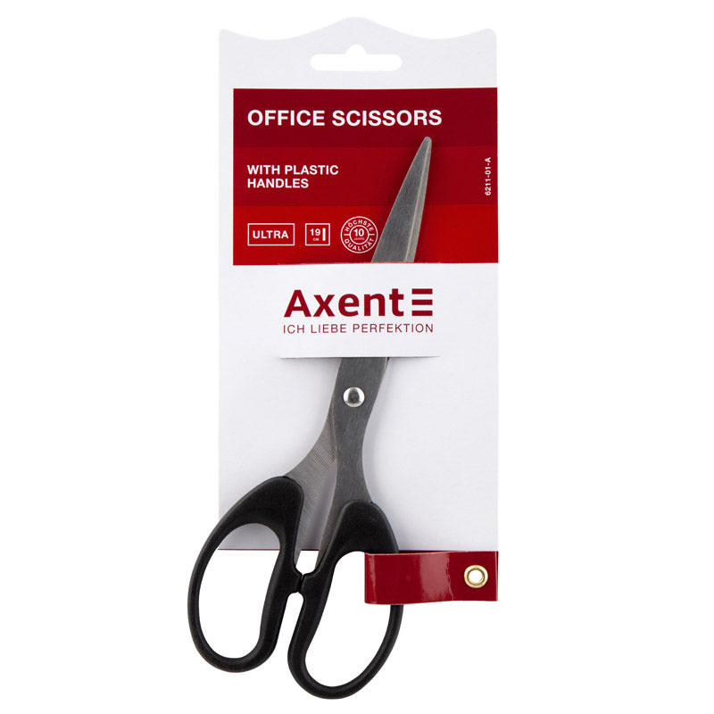 Scissors Axent  Ultra 6211-A, 19 сm, black