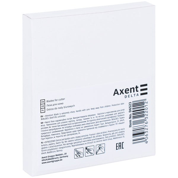 Ostrza do noży biurowych Delta D6523, 9 mm