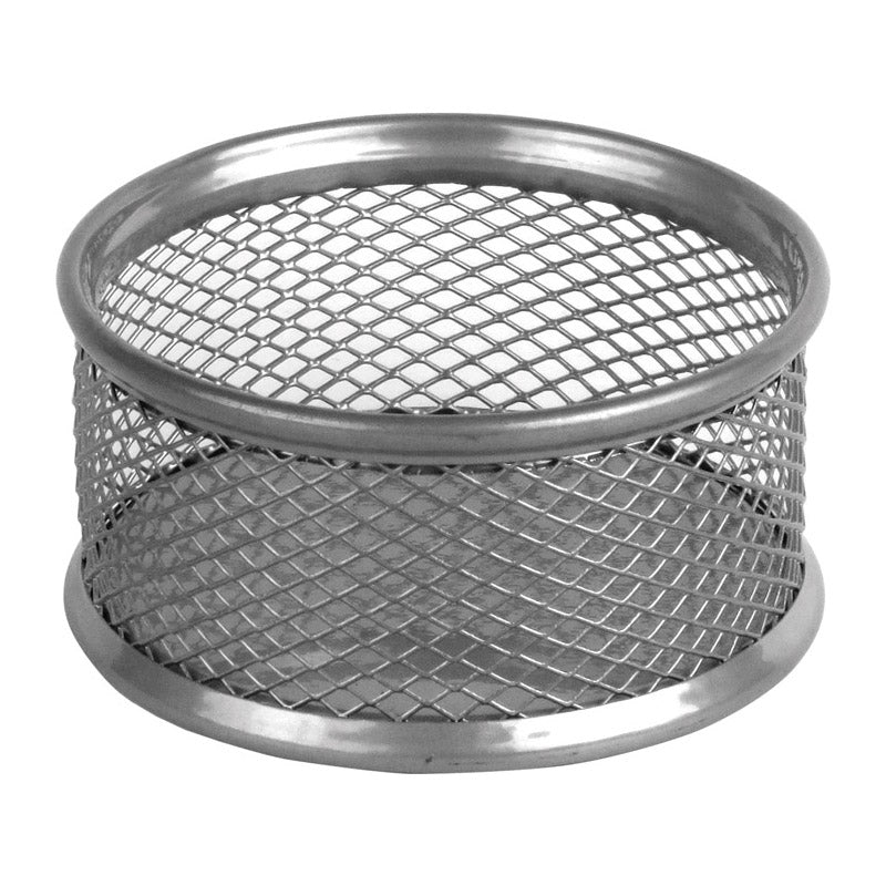 Metal staples holder Axent 2113-03-A, 80x80x40 mm, silver