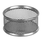 Metal staples holder Axent 2113-03-A, 80x80x40 mm, silver